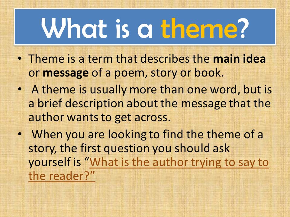 How to Identify a Short Story Theme